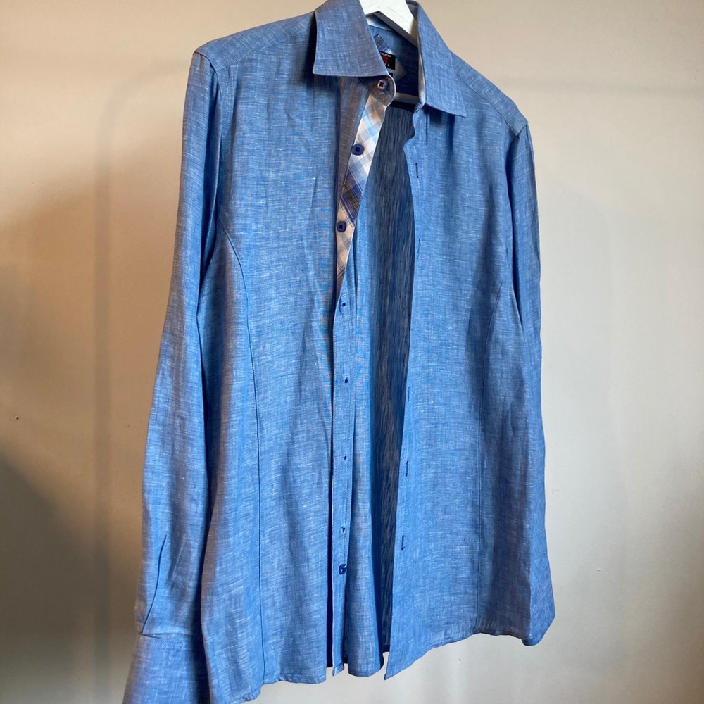 Men’s Button Up Linen Shirt